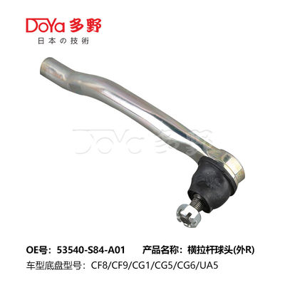 Control and Movement Tie Rod End with 1-2 Inches Adjustment Range and Grease Fitting